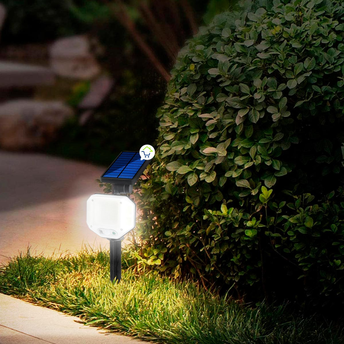 Miniatura 3 de Reflector Solar Lampara Jardin XF706